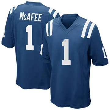 Men's Nike Indianapolis Colts Pat McAfee Royal Blue Team Color Jersey - Game