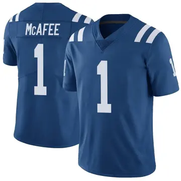 Men's Nike Indianapolis Colts Pat McAfee Royal Color Rush Vapor Untouchable Jersey - Limited