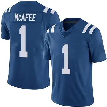 Men's Nike Indianapolis Colts Pat McAfee Royal Team Color Vapor Untouchable Jersey - Limited