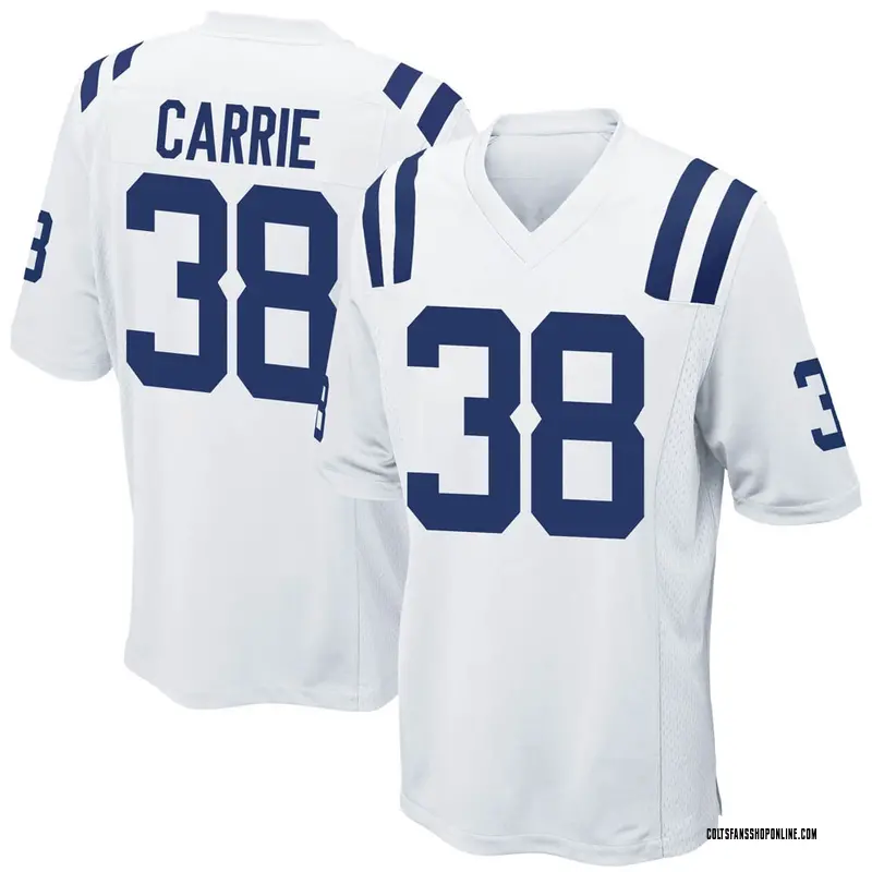 Youth Nike Indianapolis Colts T.J. Carrie White Jersey - Game